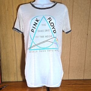 Pink Floyd Graphic Tee with Tour Design